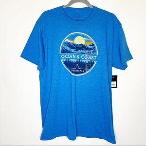 Ocean + Coast Men’s Graphic T-shirt size medium